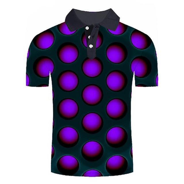 Golf Paradise Cooltech Loud Disco Shirt (Purple)