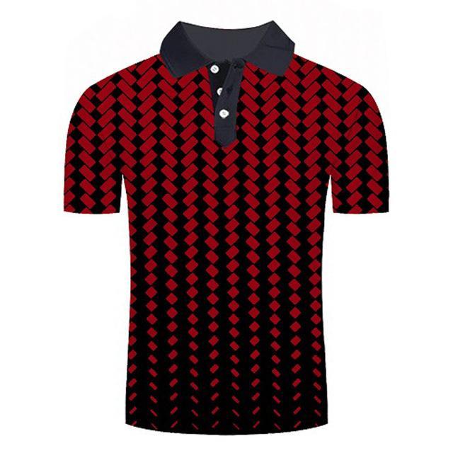 Golf Paradise Cooltech Loud Digital Shirt (Red)