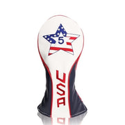 Golf Paradise America First Woods Clubhead Covers Full Set (One Driver, One Fairway Wood, One Hybrid)