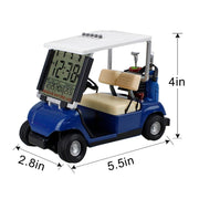 Golf Paradise Alarm Clock Golf Cart (White)