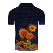 Golf Paradise Cooltech Mosaic Loud Golf Shirt (Flowers)