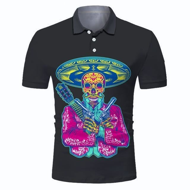 Golf Paradise Cooltech Digital Art Loud Shirt (Desperado)