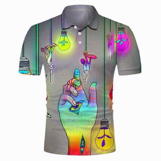 Golf Paradise Cooltech Digital Art Loud Shirt (Trip)