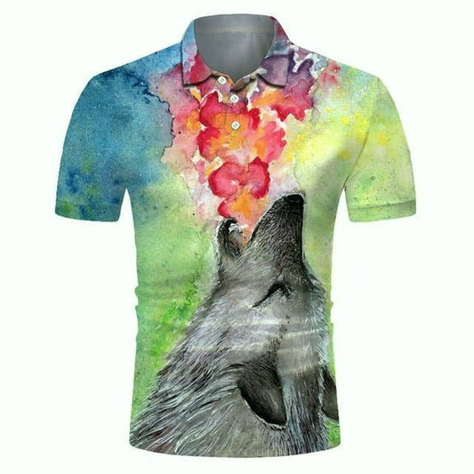 Golf Paradise Cooltech Digital Art Loud Shirt (The Calm Before The Storm)