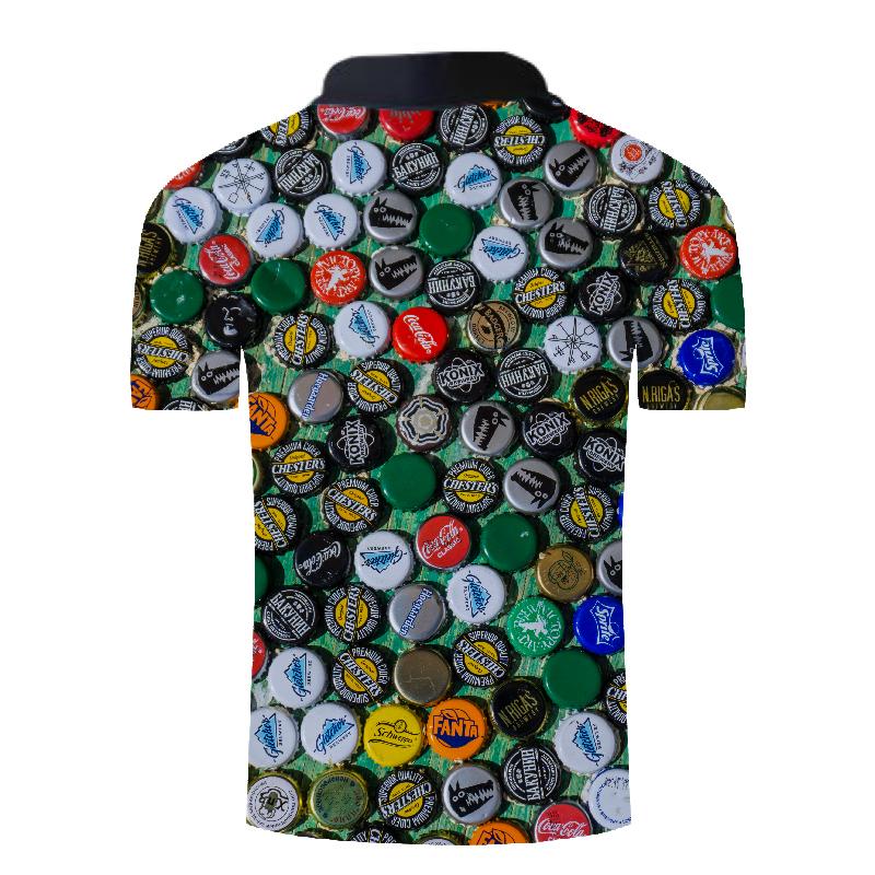 Golf Paradise Cooltech Loud Drink Up Shirt (Bottle Caps Messy)