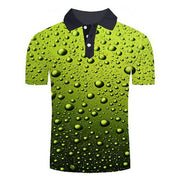 Golf Paradise Cooltech Loud Drink Up Shirt (Green Bottle Condensation)