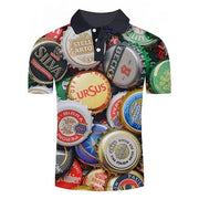 Golf Paradise Cooltech Loud Drink Up Shirt (Bottle Caps Messy)