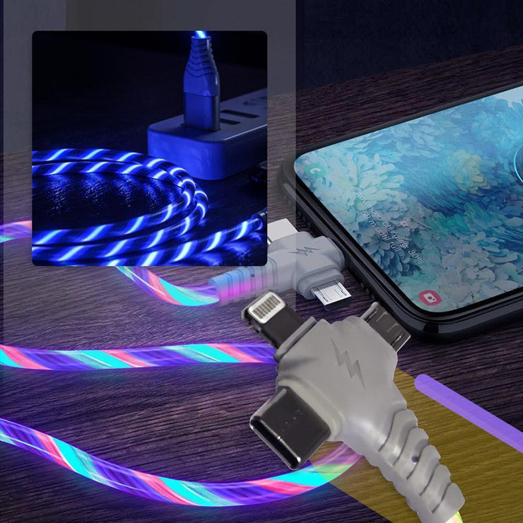 Glowing 3 in 1 Charging Cable