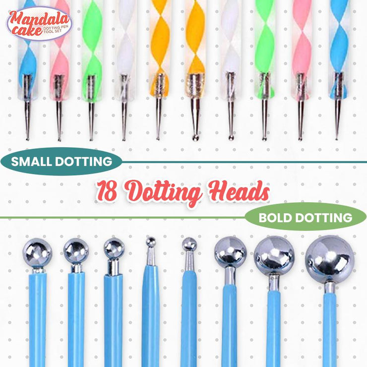 Mandala Cake Dotting Pen Tool Set(9pcs/Set)