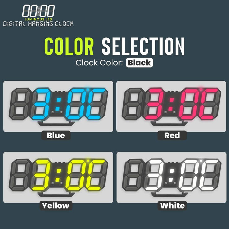 Luminous LED Digital Hanging Clock